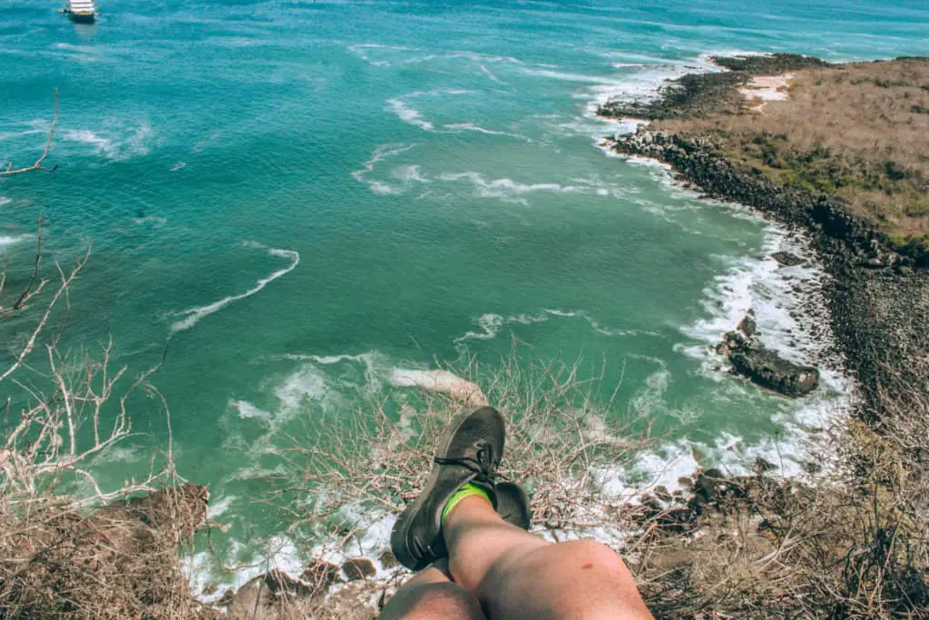 picture of feet at the bay