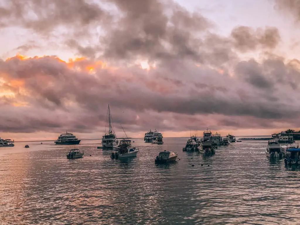 Sunrise on Santa Cruz, Galapagos, Ecuador