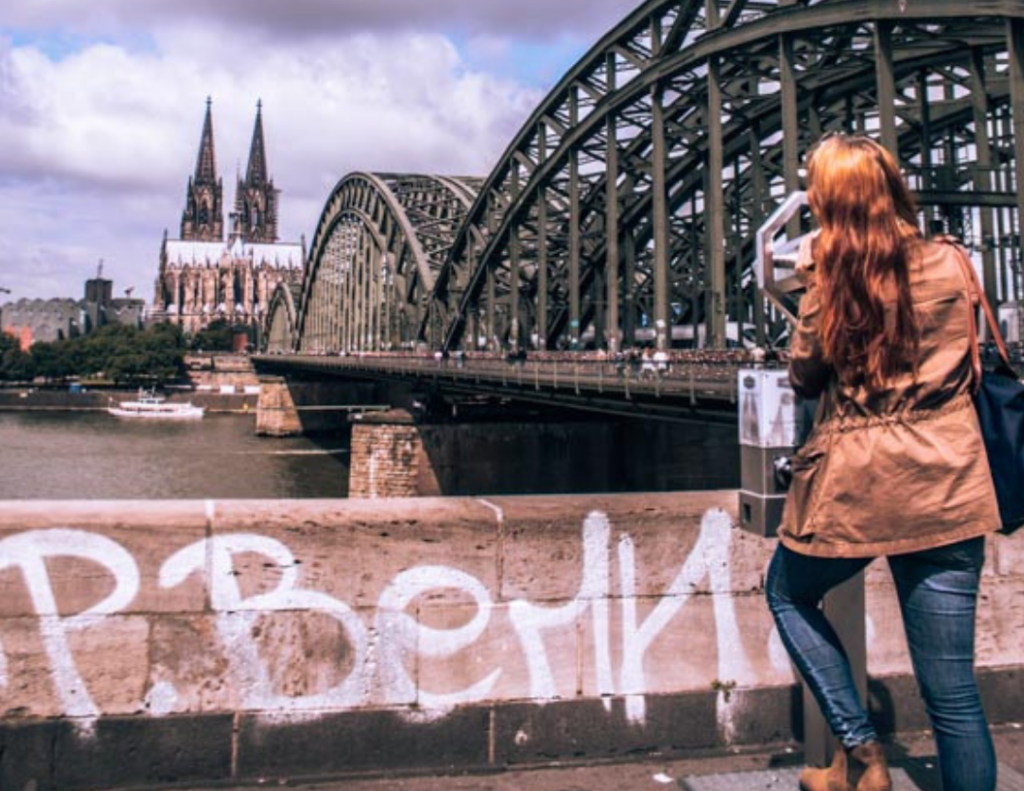 Solo Photography Tips - Showcasing the bridge and Church in Cologne