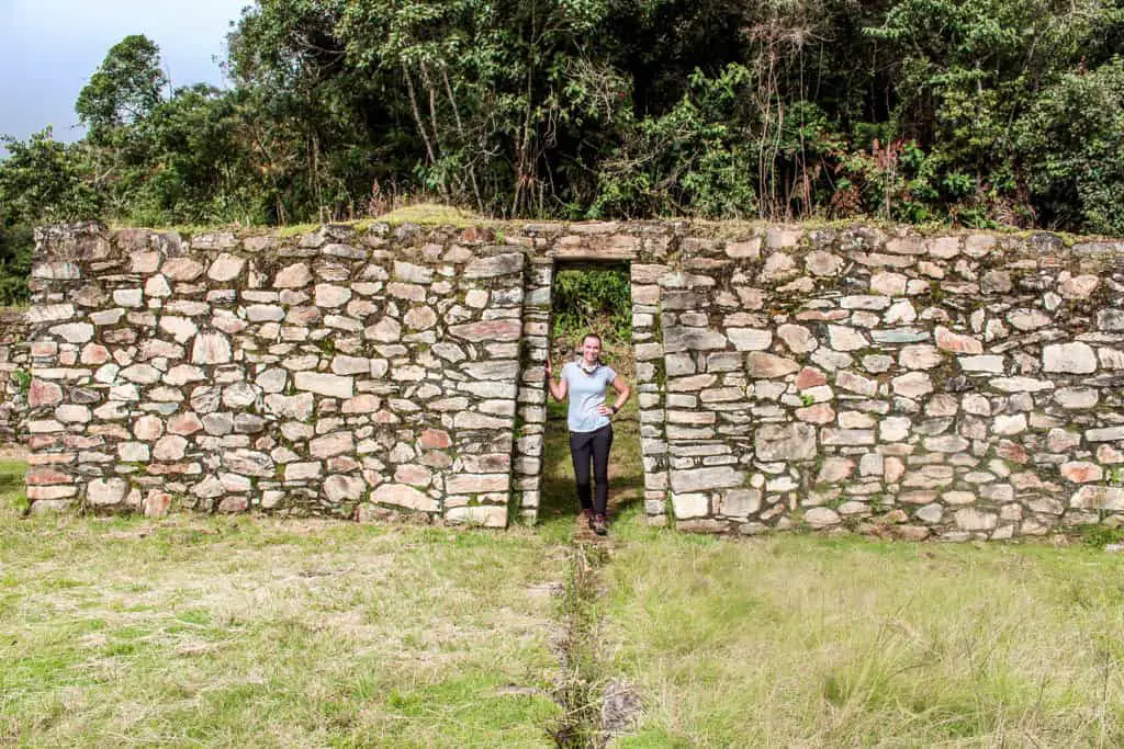 Llactapata on the hike to Machu Picchu.