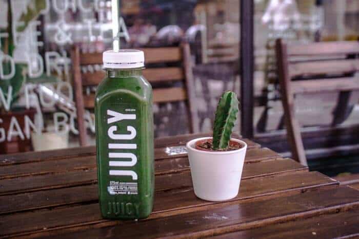Green Juice from Juicy on the budapest food tour