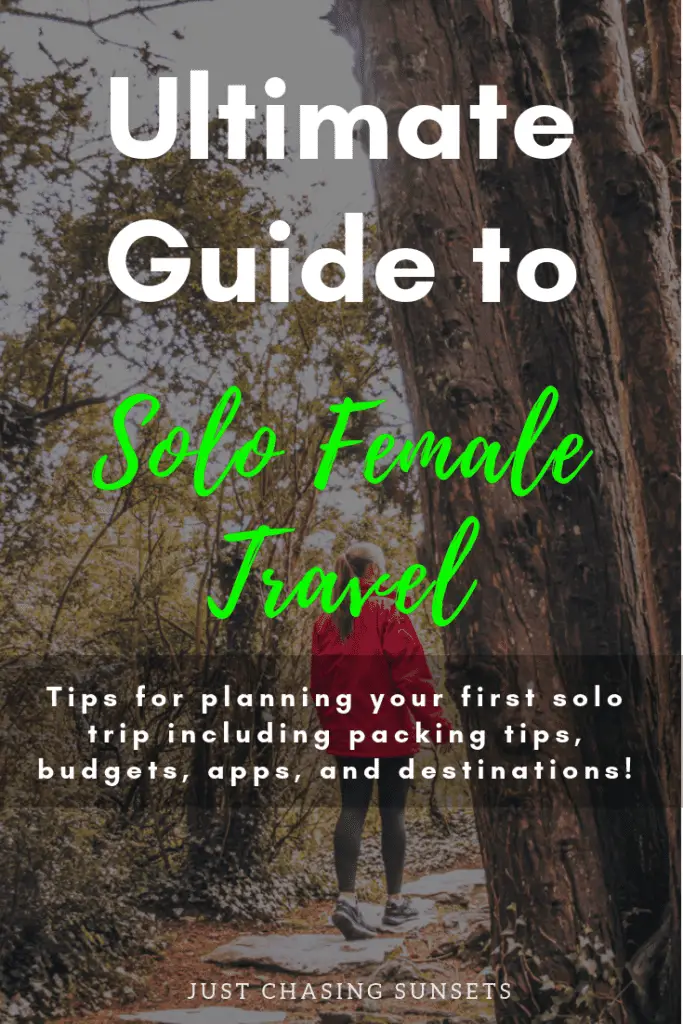 Guide to Solo Female Travel Pin Image