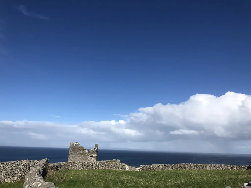 o'brien's castle and a rainbow!