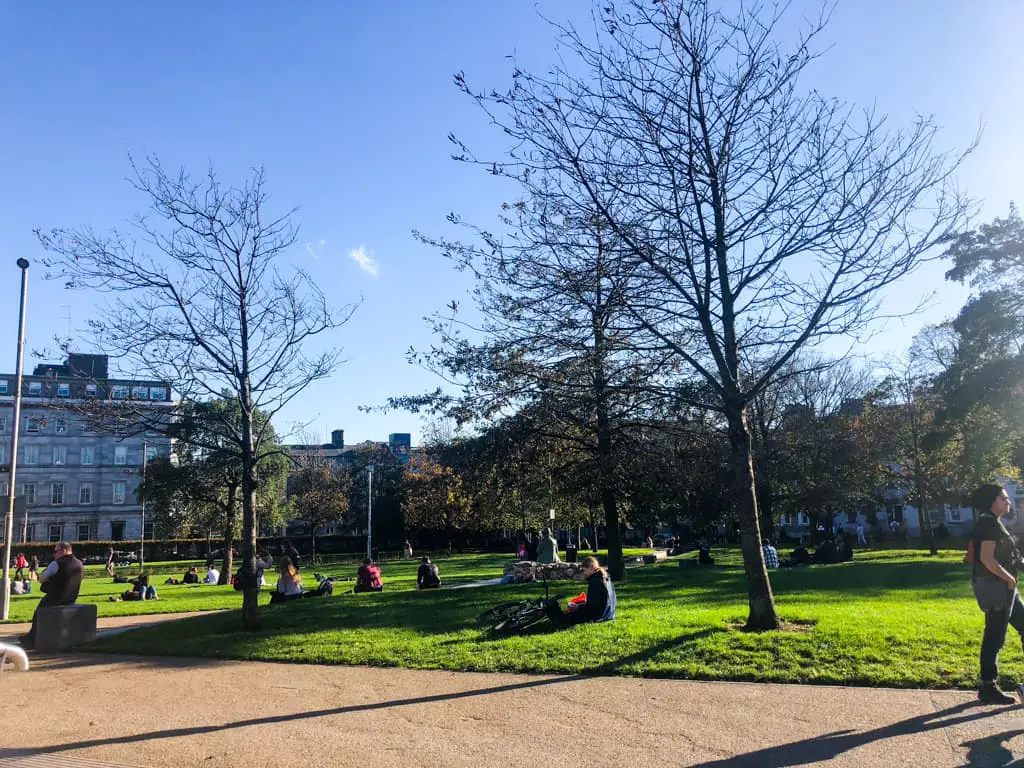 Eyre Square, Galway, Ireland.