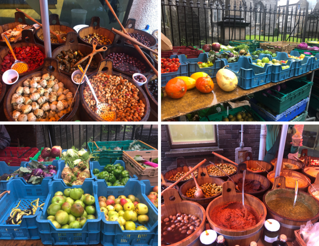 Food Stalls at Galway Market