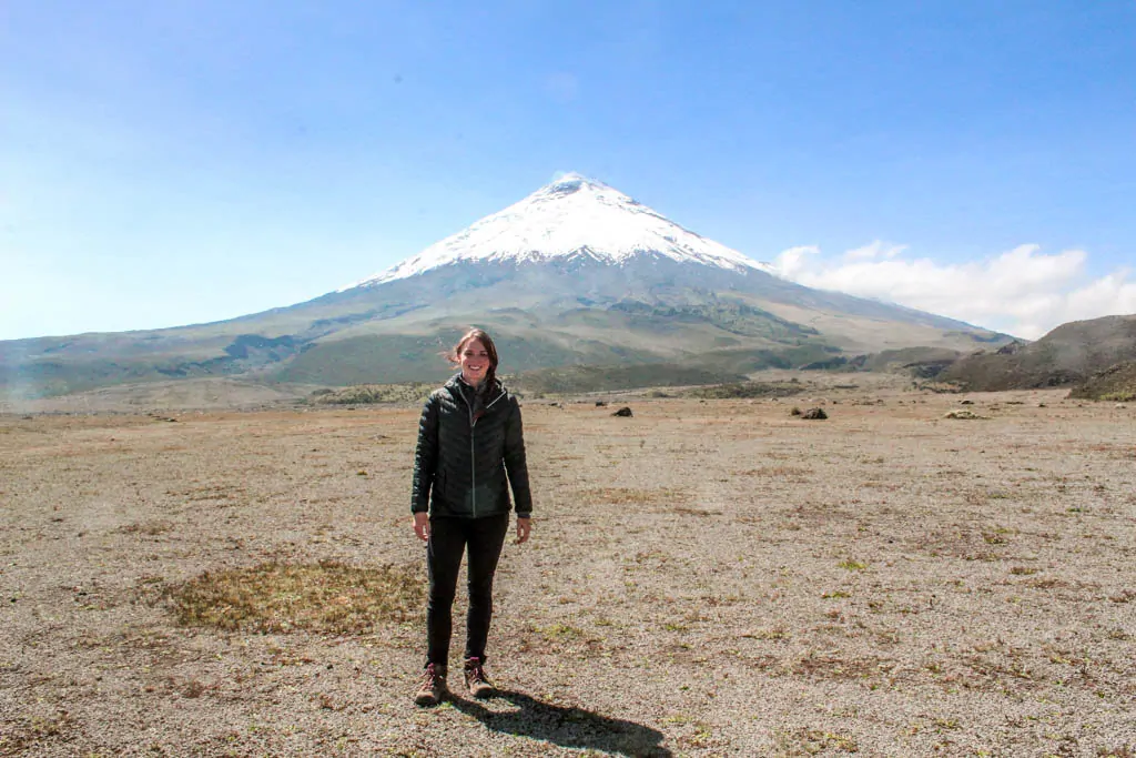 me in front of cotopaxi
