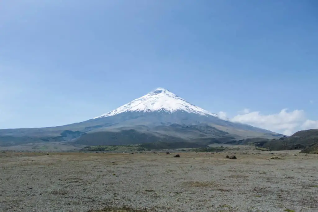 A Cotopaxi day trip led to clear views of Cotopaxi's peak