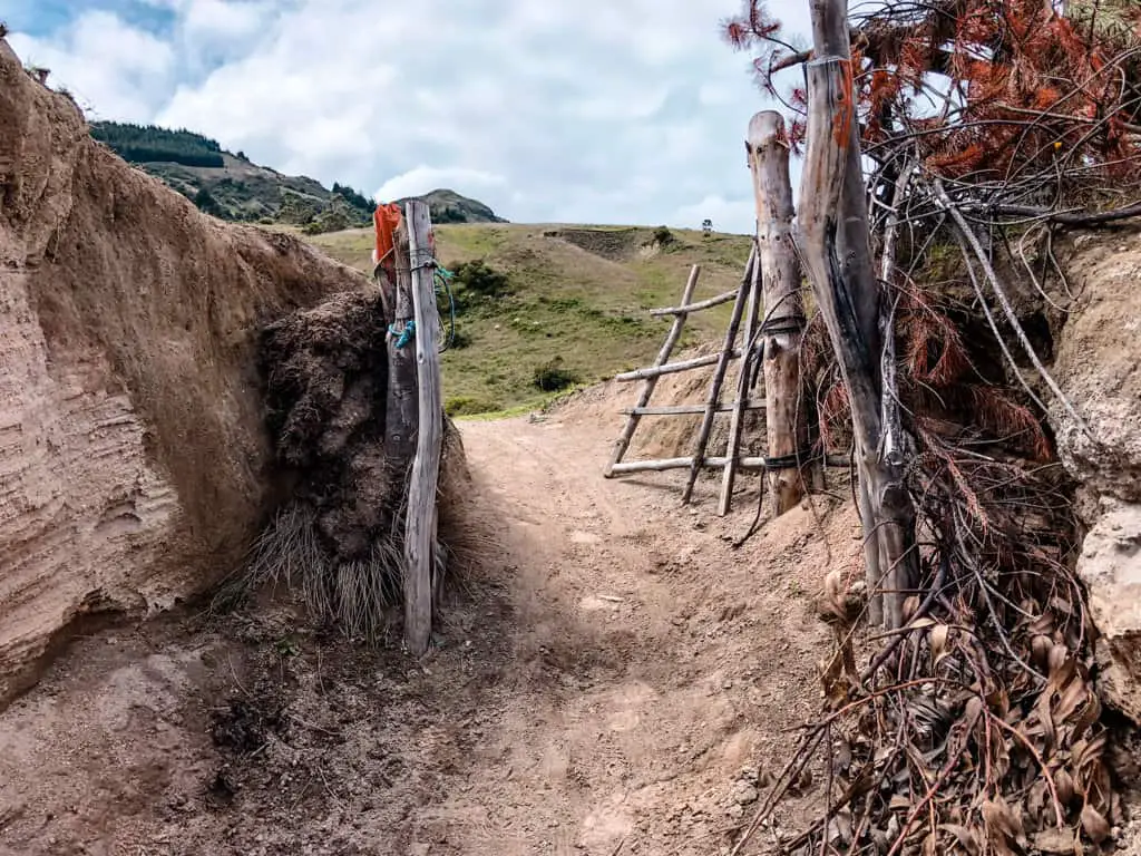 a gate to a farm