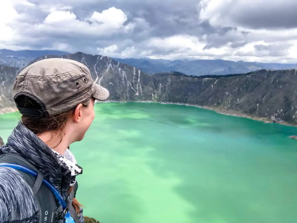 me overlooking quilotoa lake