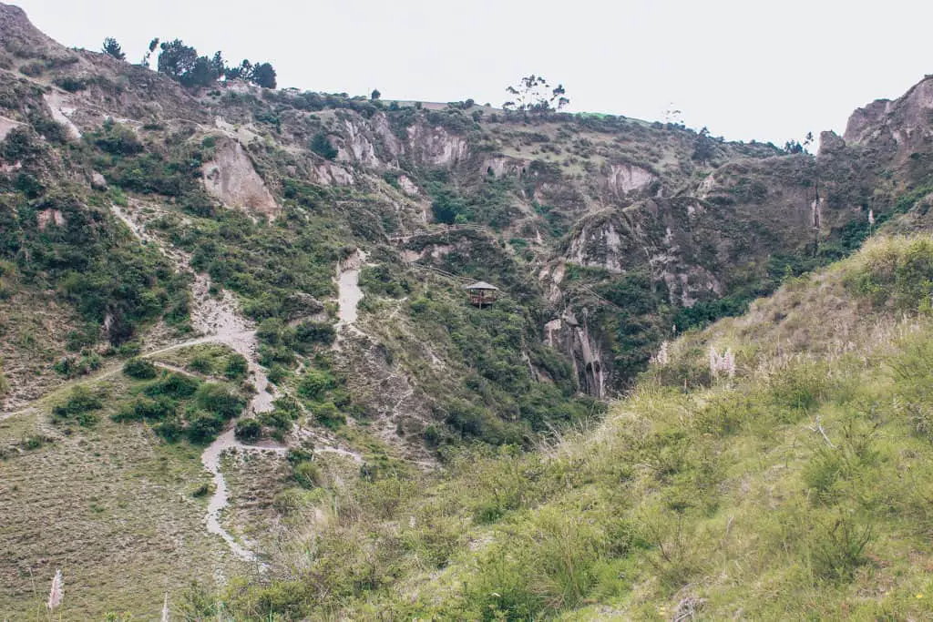 Countryside on the last day to quilotoa