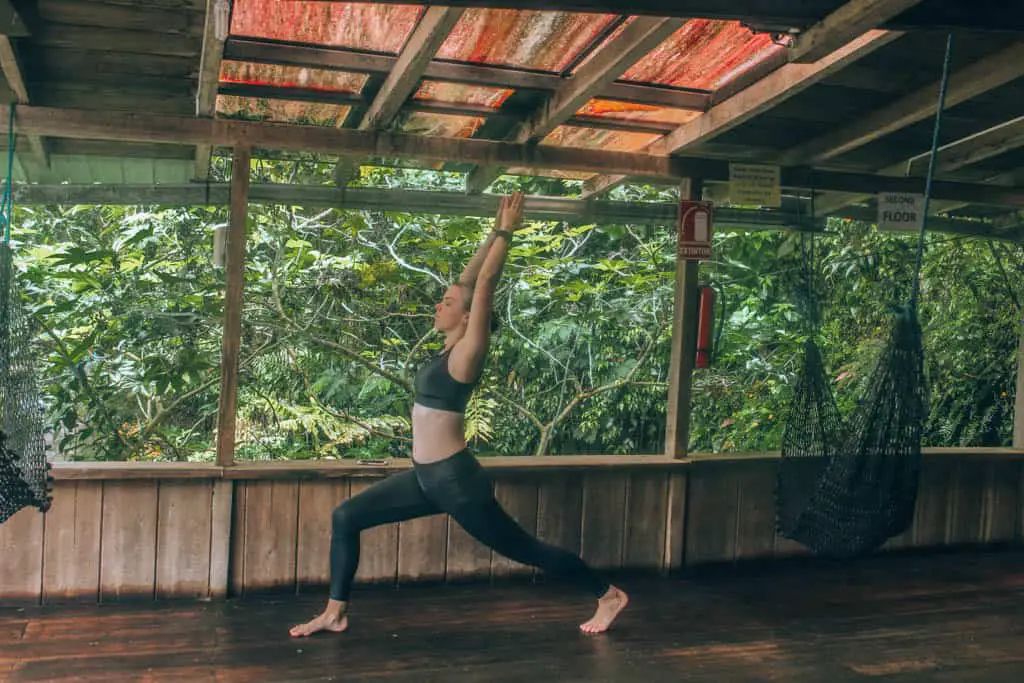 yoga in Mindo, Ecuador