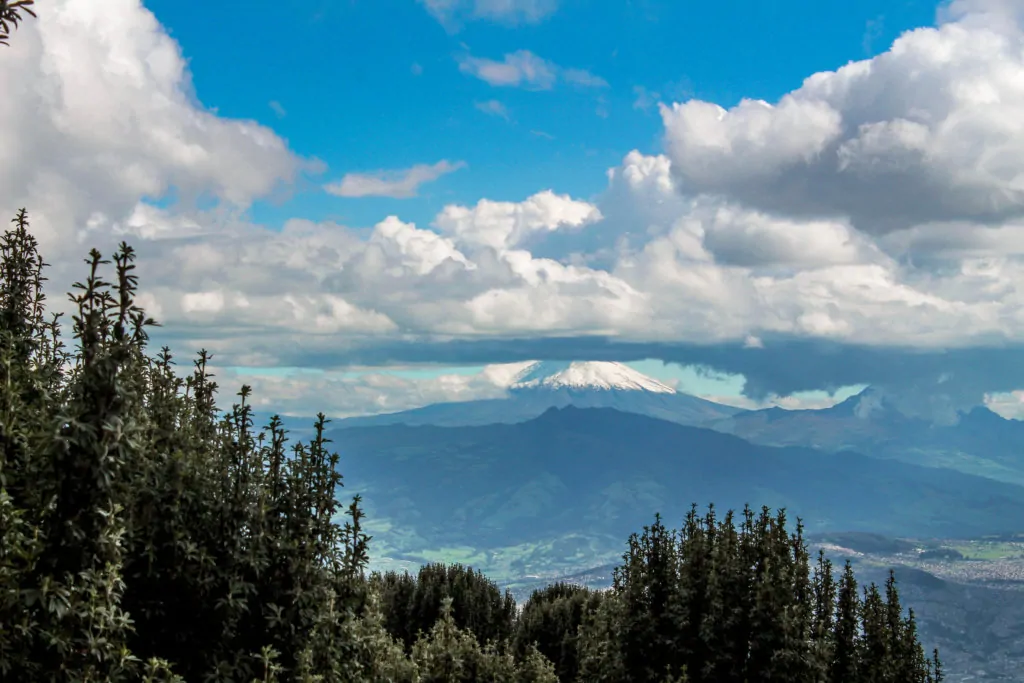 Cotopaxi volcano as seen from Rucu Pichincha