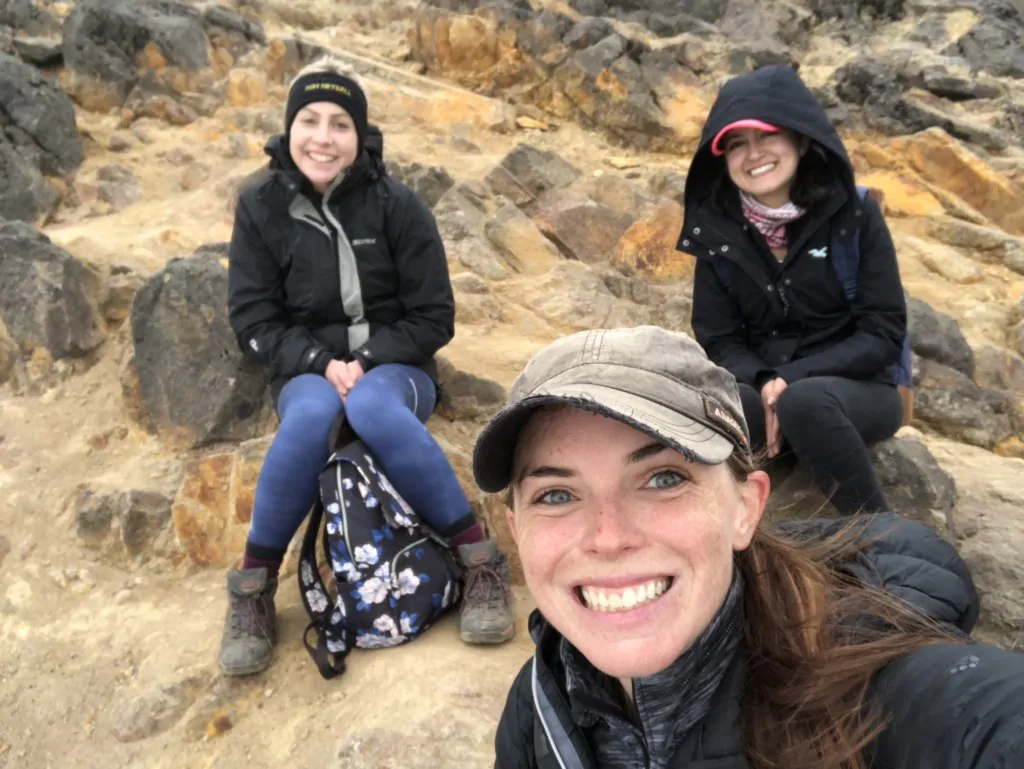 Me with friends I made while hiking Pichincha