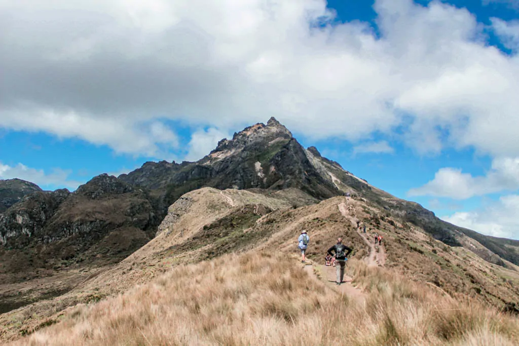 The Road to the Pichincha volcano