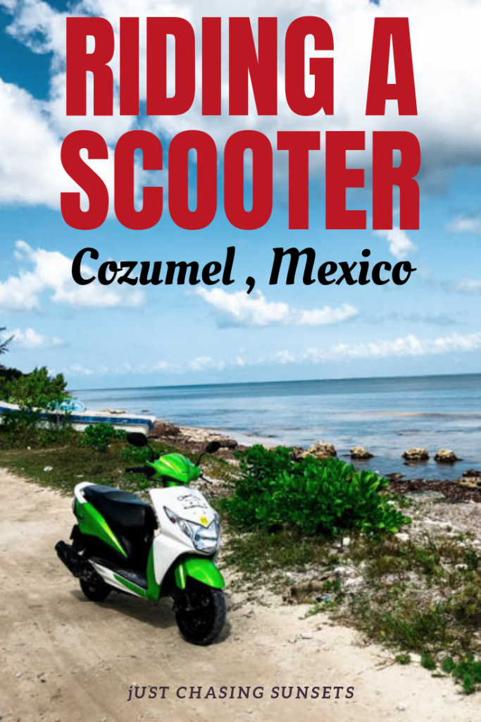 riding a cooter cozumel mexico