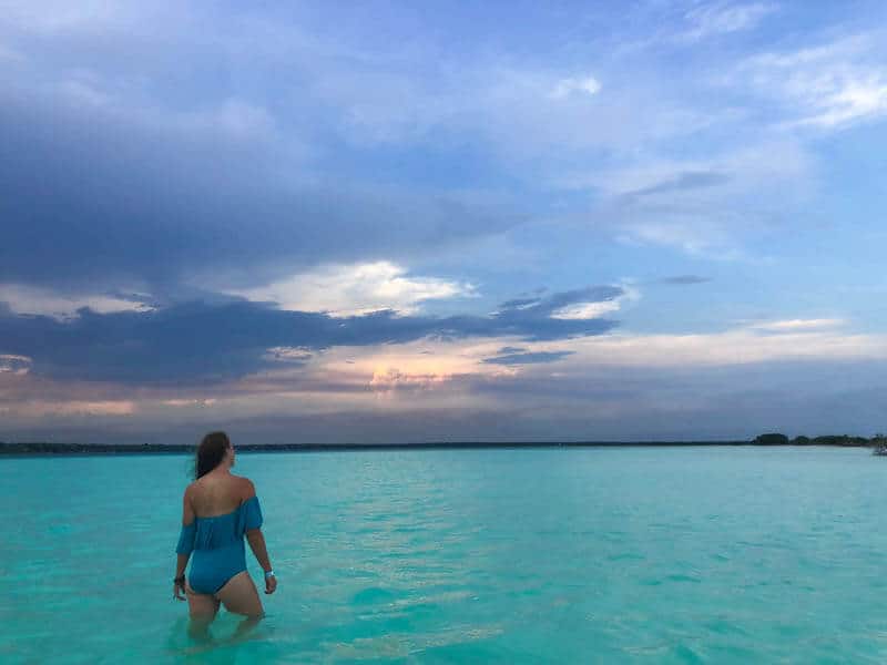 Sunset on Laguna Bacalar