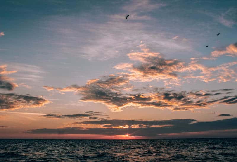 Sunset from the Holbox Pier