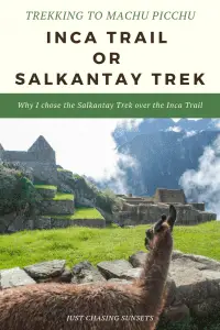 The Salkantay Trek or the Inca Trail to Machu Picchu