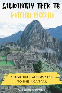Which trek to Machu Picchu?