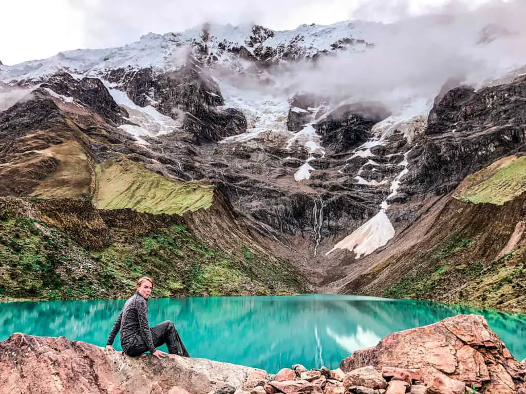 Me in front of Humantay Lake in Peru