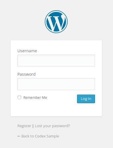 WordPress Login