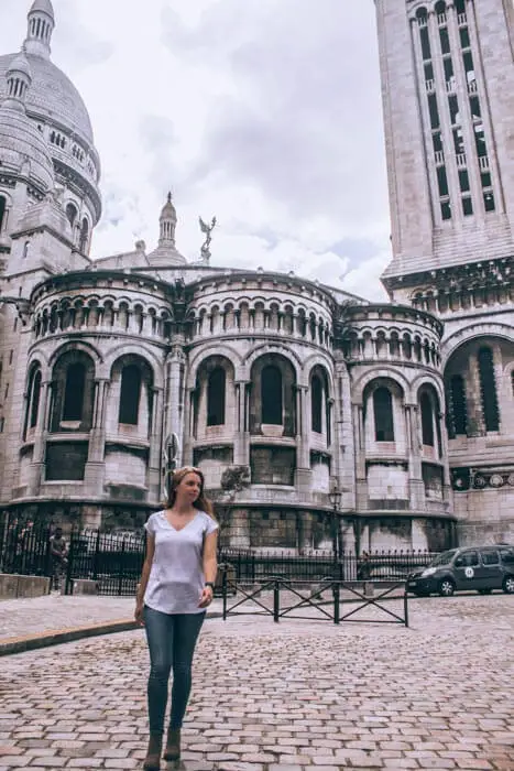 view of sacre-coeur from behind (away from the crowds)