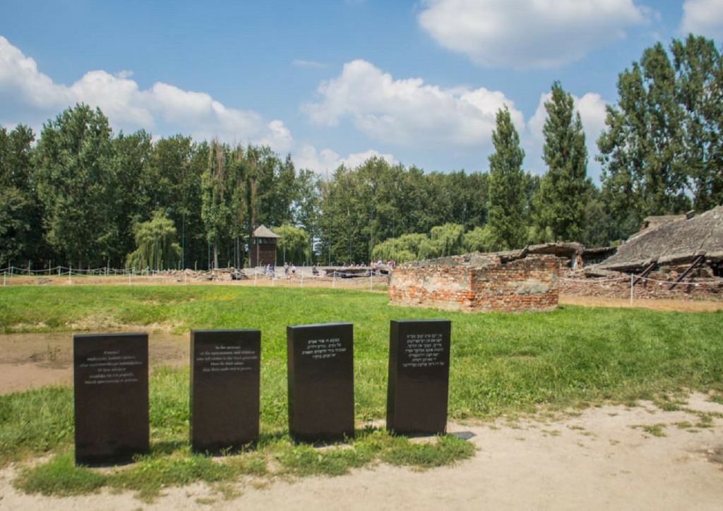 Memorial of the victims Near Gas Chamber