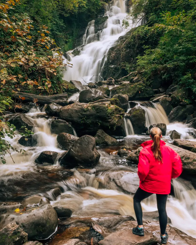 Torc Waterfall in Killarney National Park.