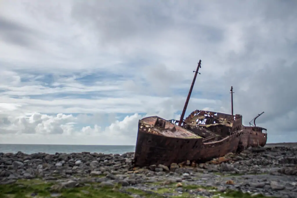 Plassey Shipwreck on Inisheer