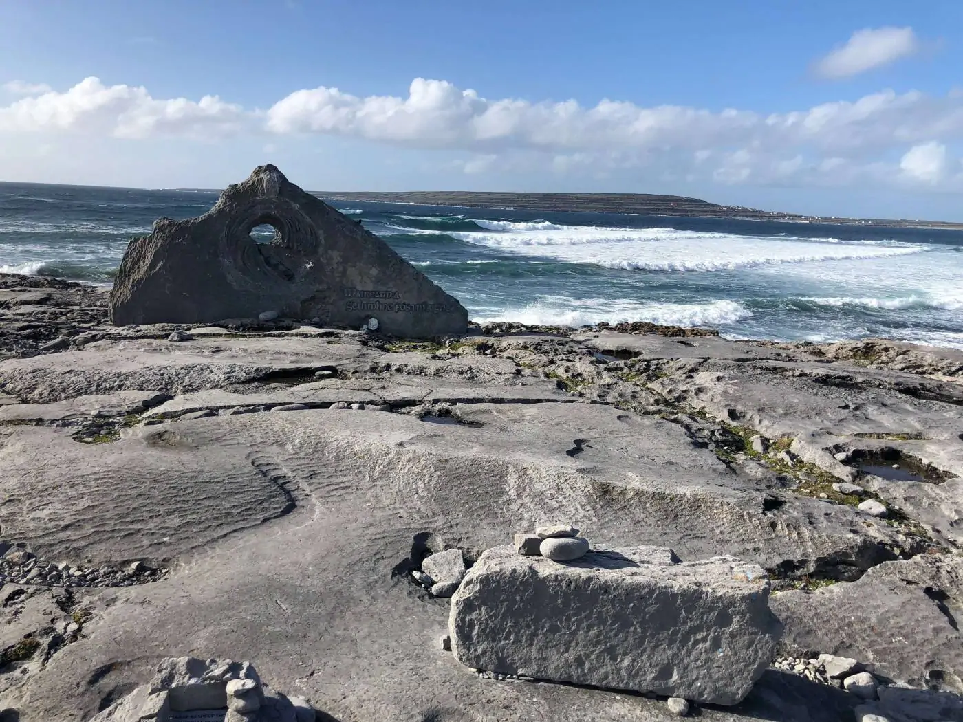 Stone Memorial on Inisheer Island