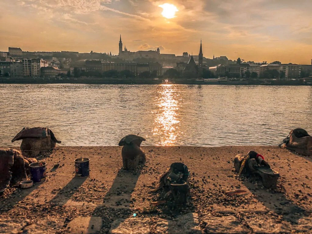 shoes on the Danube memorial in Budapest