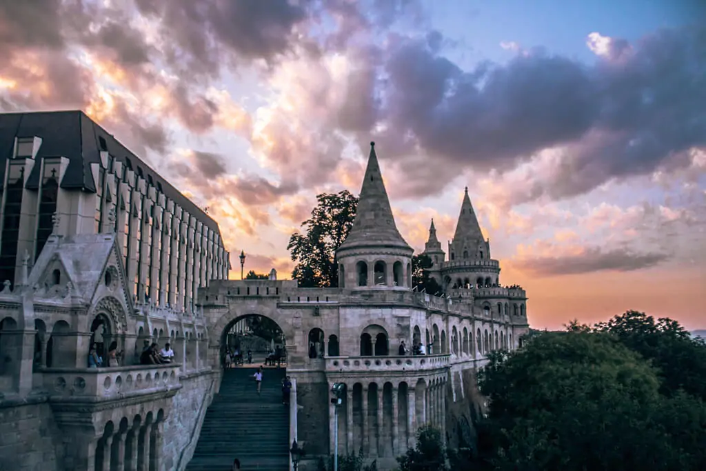 Sunset at Fisherman's Bastion