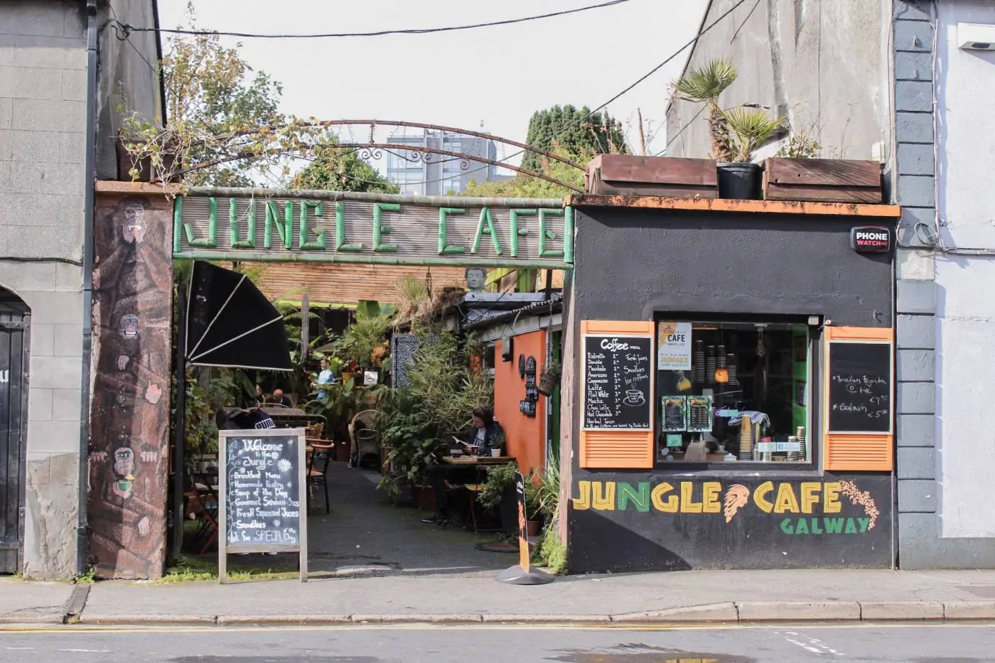 Jungle Cafe, Galway, Ireland. A great place for lunch in Galway.