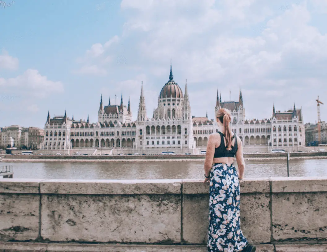 Hungary's Parliament Building as seen from buda