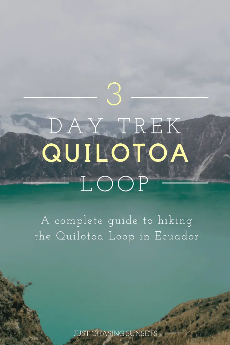 3 Day Trek - Quilotoa Loop Ecuador