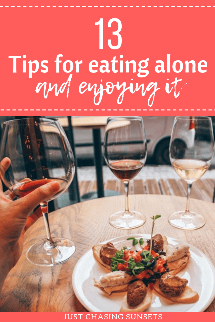 13 tips for eating alone