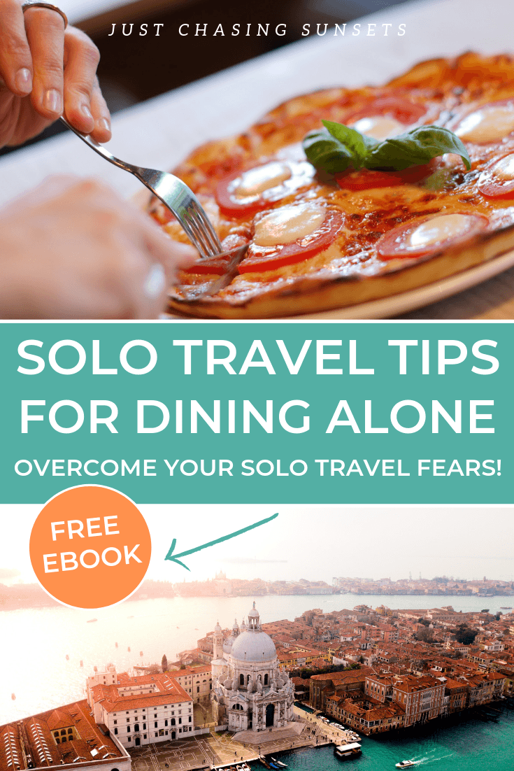 Solo Travel TIps - Dining Alone