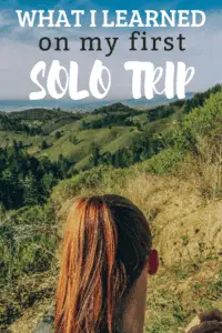 my first solo trip essay