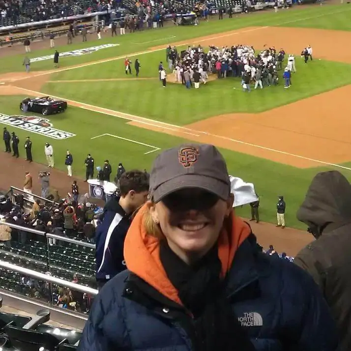 me at the Giants vs Tigers World Series 2012 game