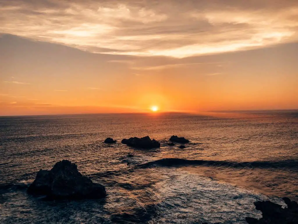 Paracas National Reserve Sunset