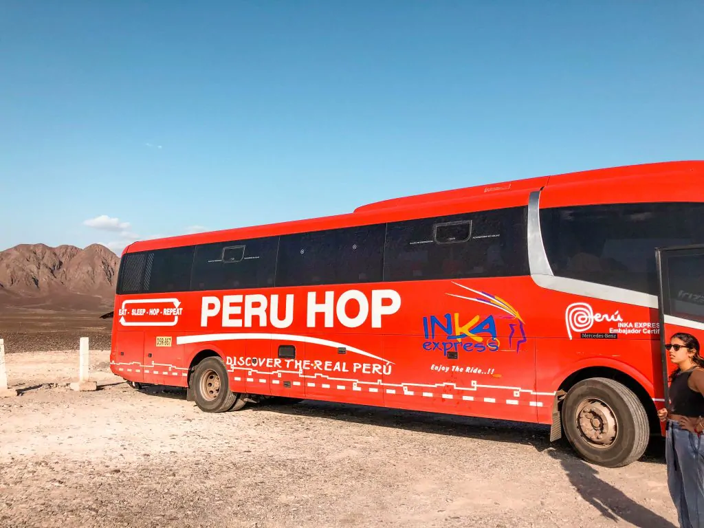 Peru hop on/off bus