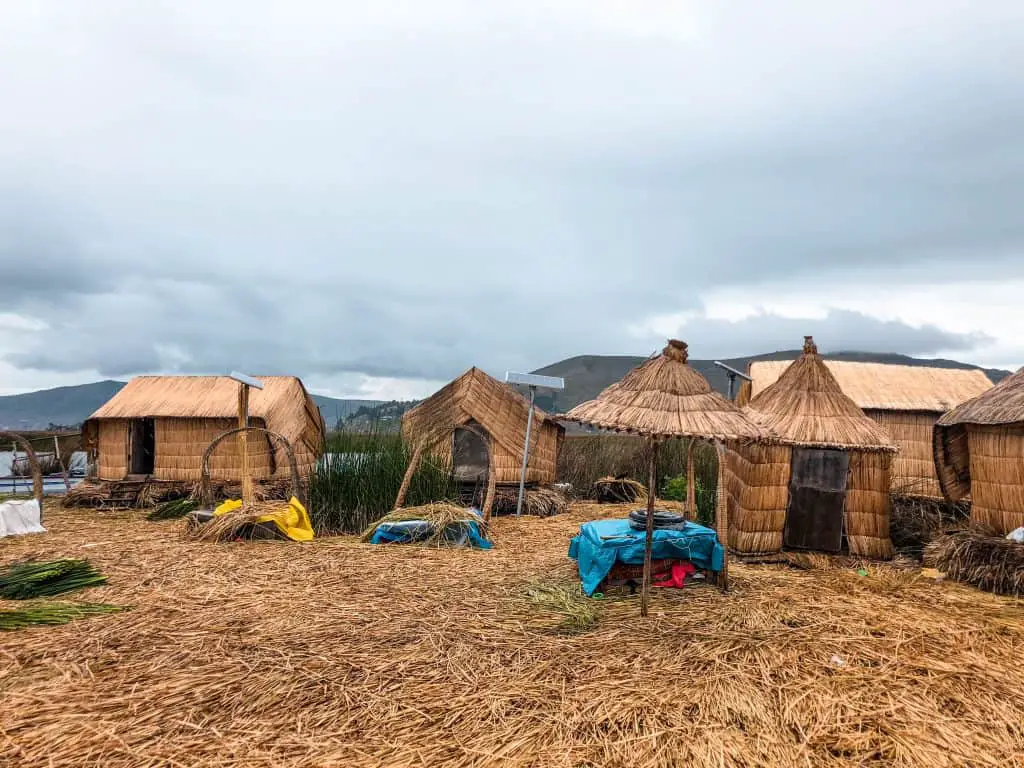 The Floating Islands on Lake Titicaca