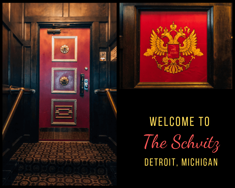 The entrance of the Shvitz in Detroit