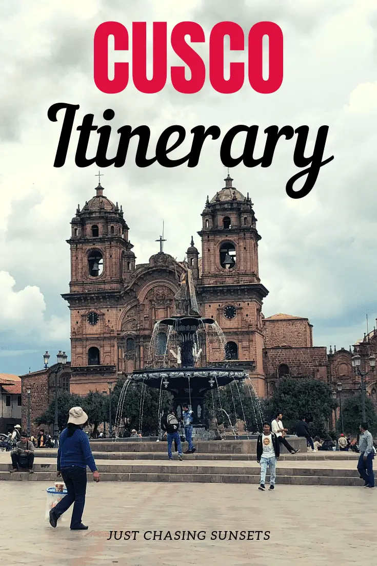 Cusco Itinerary