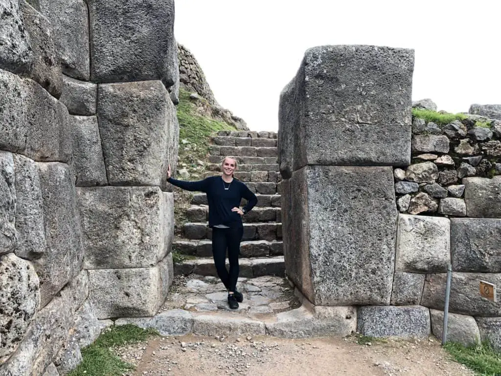 The stones of Saqsaywaman in Cusco Peru