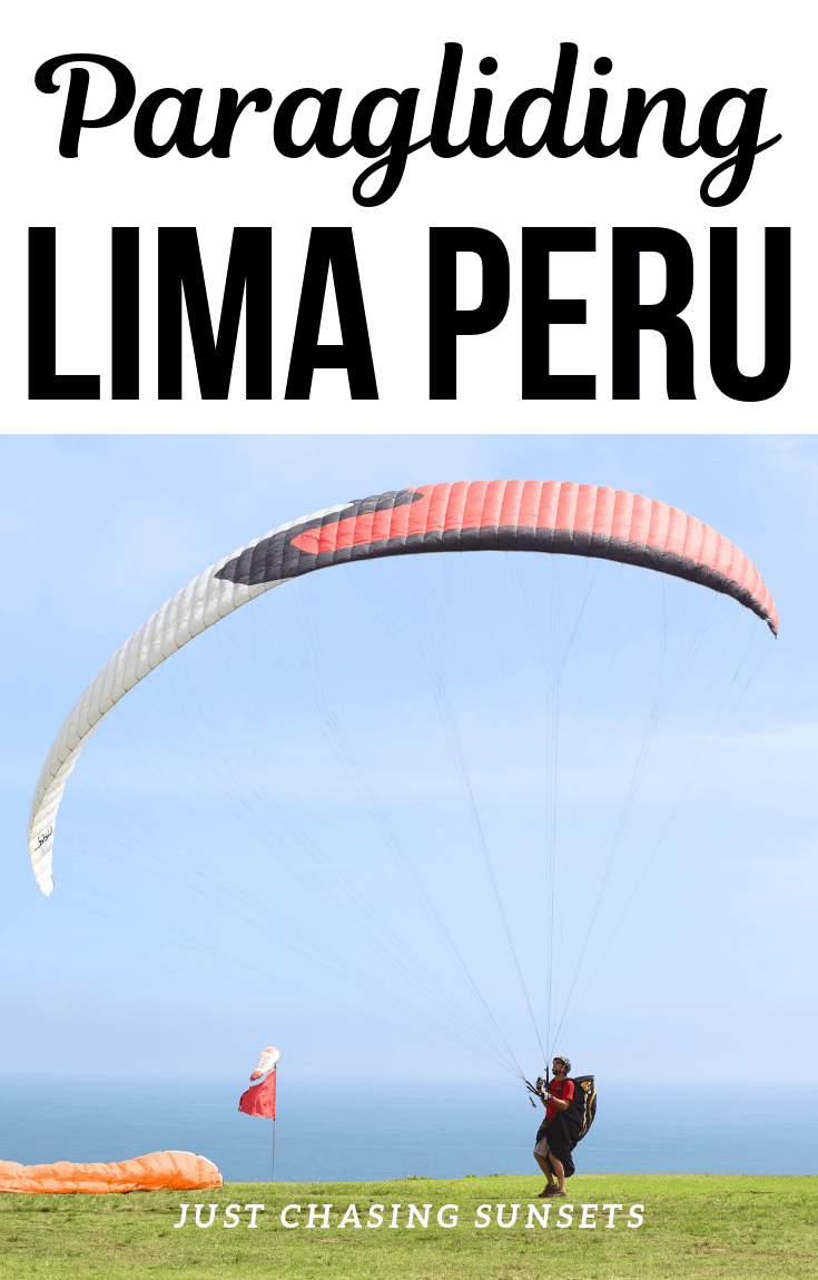 Paragliding in Lima Peru