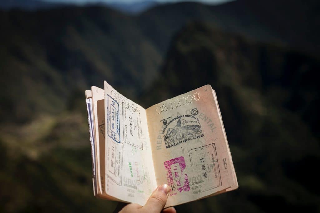 passport stamps