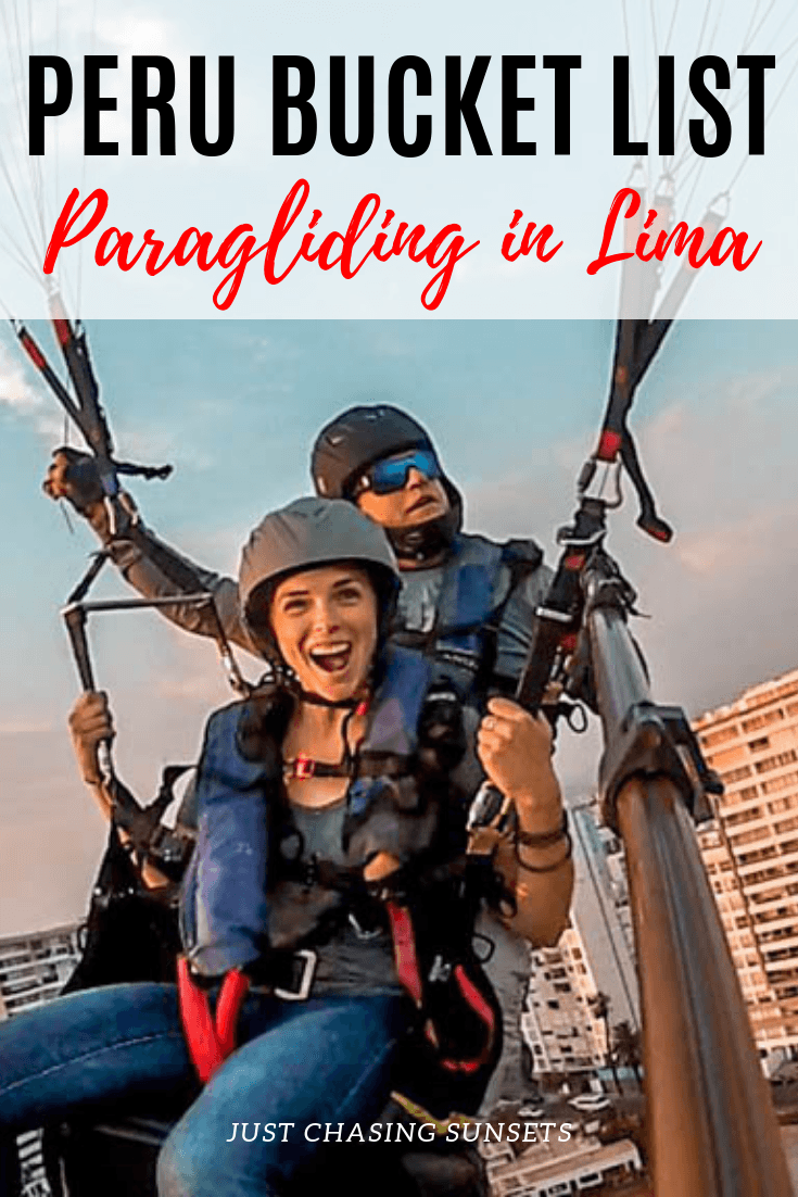 Paragliding in Lima