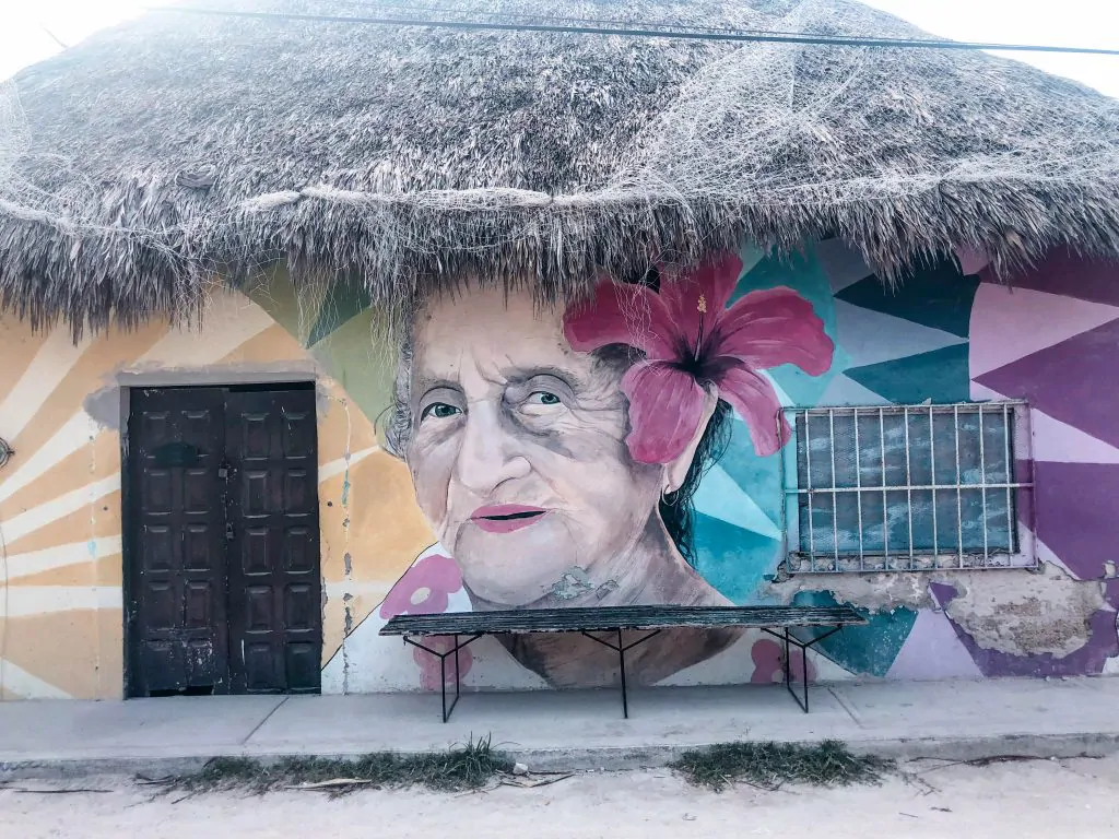 things to do in Holbox: find good street art