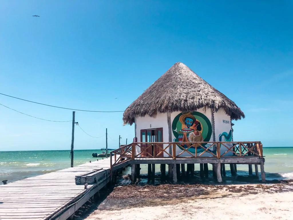 Things to do on Isla Holbox, check out the pier.